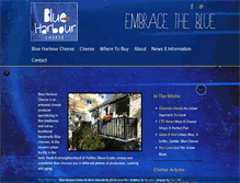 Tablet Screenshot of blueharbourcheese.com